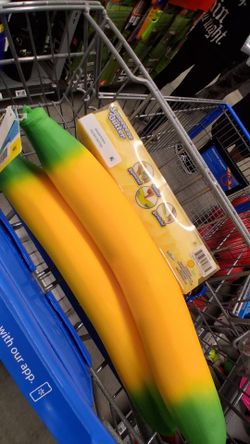 Squeeeze Butter Squishy and Banana Toy