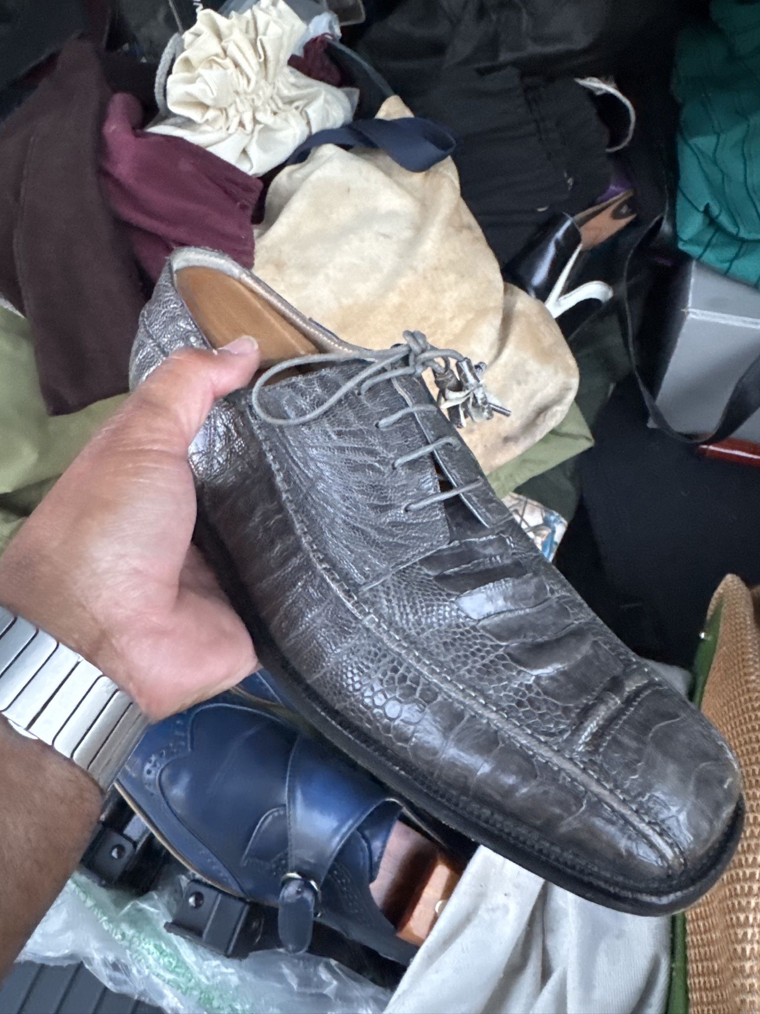 Bottino Genuine Teju Lizard Dress Shoes – Made in Italy  display picture 1
