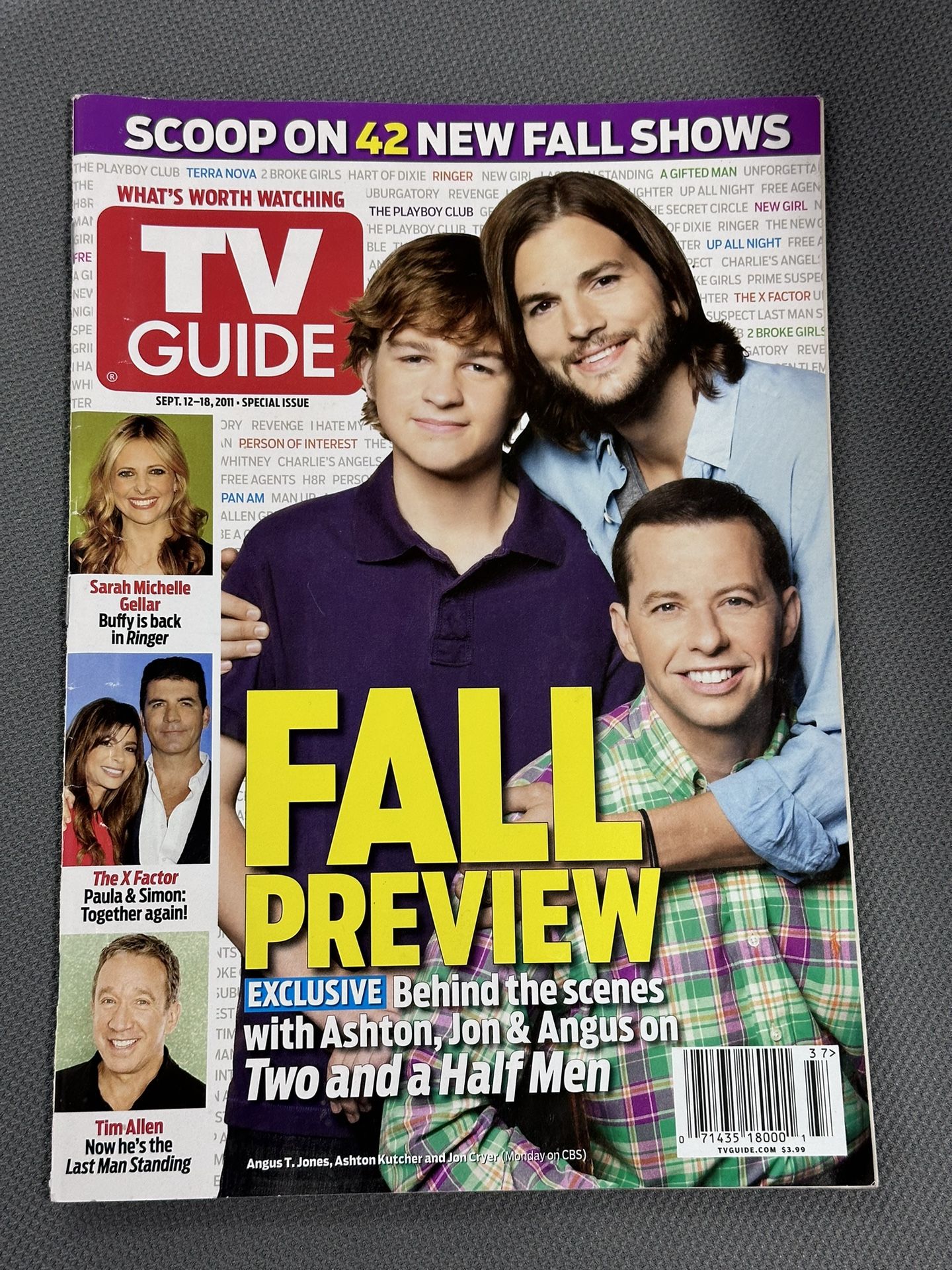 TV Guide 2011 Fall Preview 42 New Shows Two Half Men Margot Robbie!