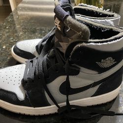 Air Jordan 1 Zoom Air Black Grey Nike Sneakers
