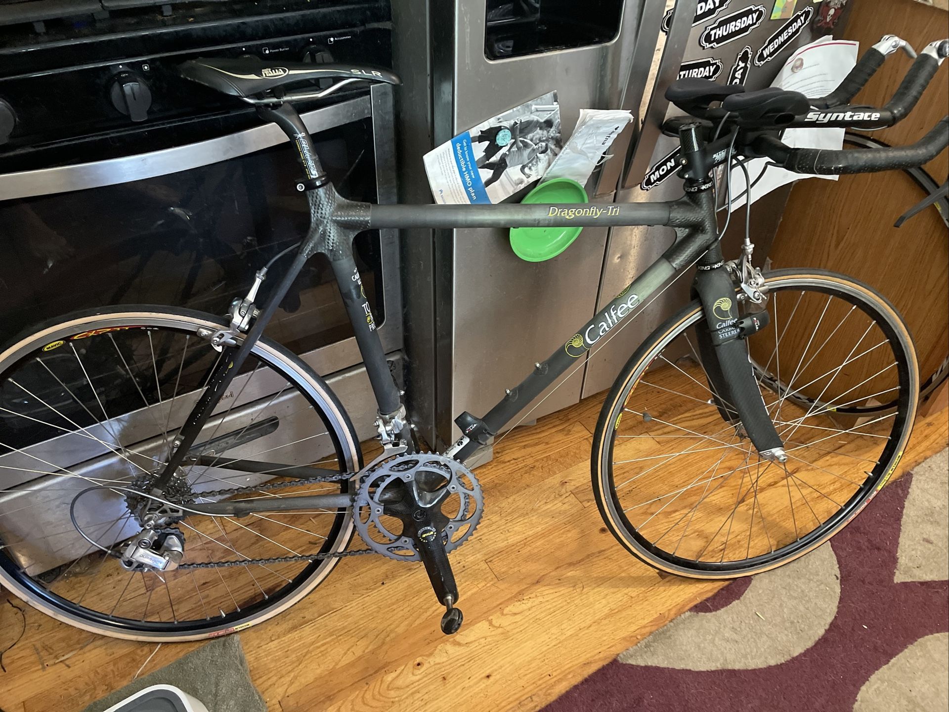 Calfee Dragonfly Tri Bicycle 52cm Shimano Dura Ace