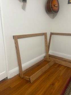 Folding Hardwood Guitar Case Racks