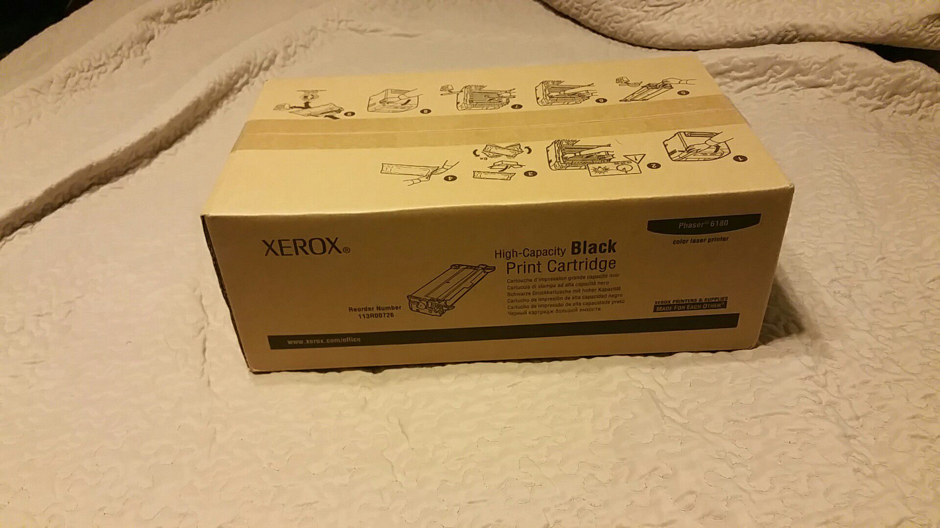 Xerox phaser 6180 113R00726 standard capacity black toner cartridge brand new