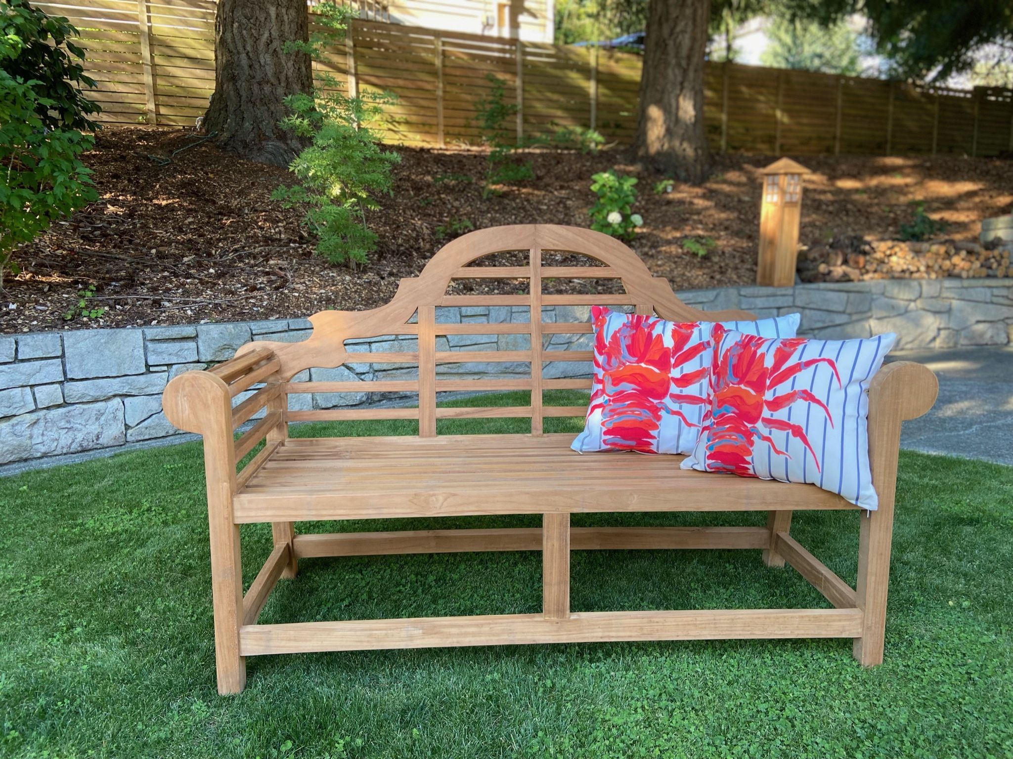 Teak Wood Patio Garden Benches (new)