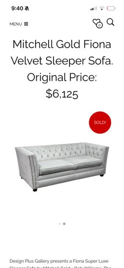 Mitchell Gold + Bob Williams Fiona Super Luxe Sleeper Sofa
