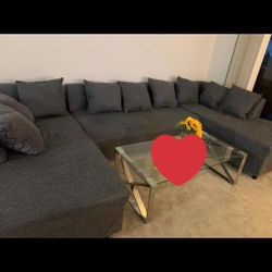 U Sectional Furniture Pillows Included. Brand New