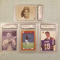 4 Gem Mint 10s....peyton Rc Bonds Rc