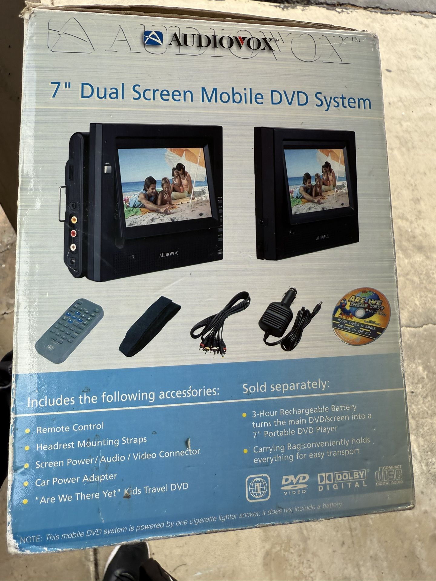2 Monitor DVD Portable 