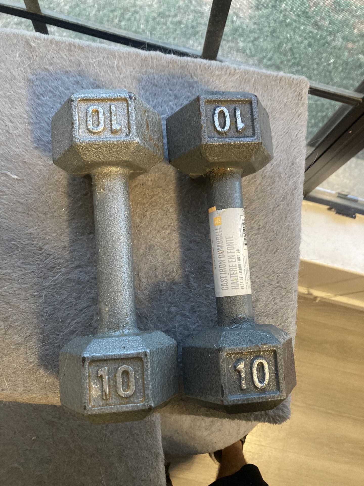 10 Lbs Dumbbells