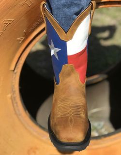 Steel toe work boots