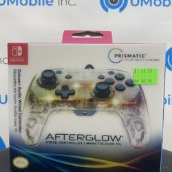 NINTENDO SWITCH AFTERGLOW WIRED CONTROLLER