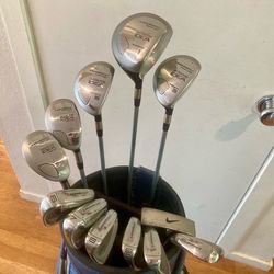 SUPER NICE Ladies TALL Adams HYBRID Golf Clubs Set - NEW GRIPS!!