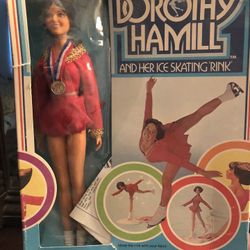 Dorothy Hamill Doll With Ice Skating Rink