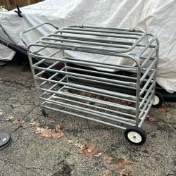 Large Steel Top Door Sports Organization Cage