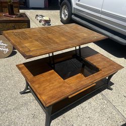 Two Layer Coffee Table (Real Wood)