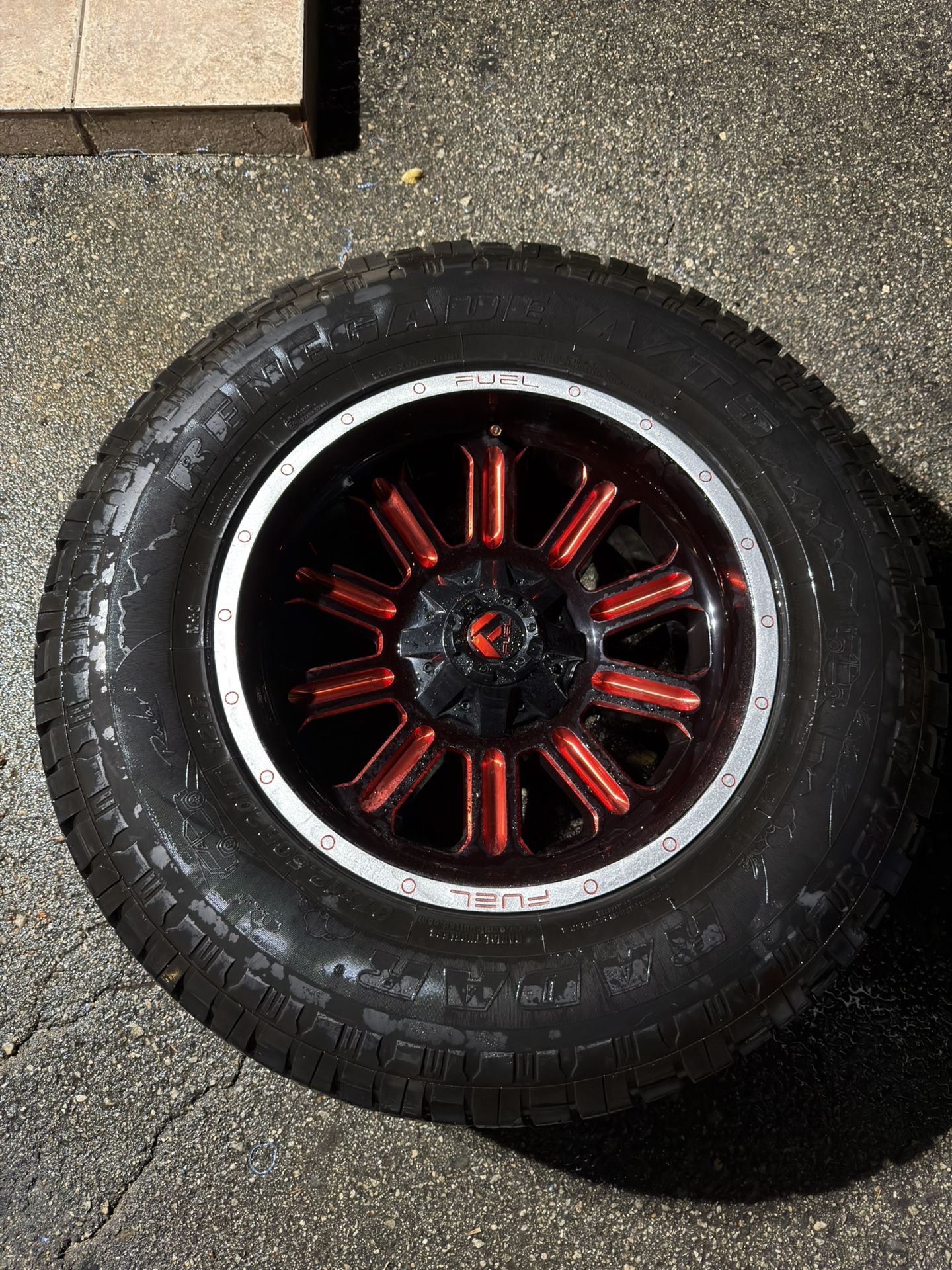 37” Tires With FUEL 20” Rims For sale