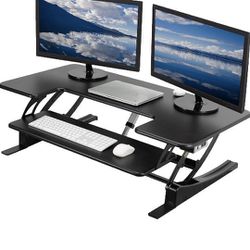 Desk Riser. Brand New. Unopened Box. Vivo Adjustable Black Riser.