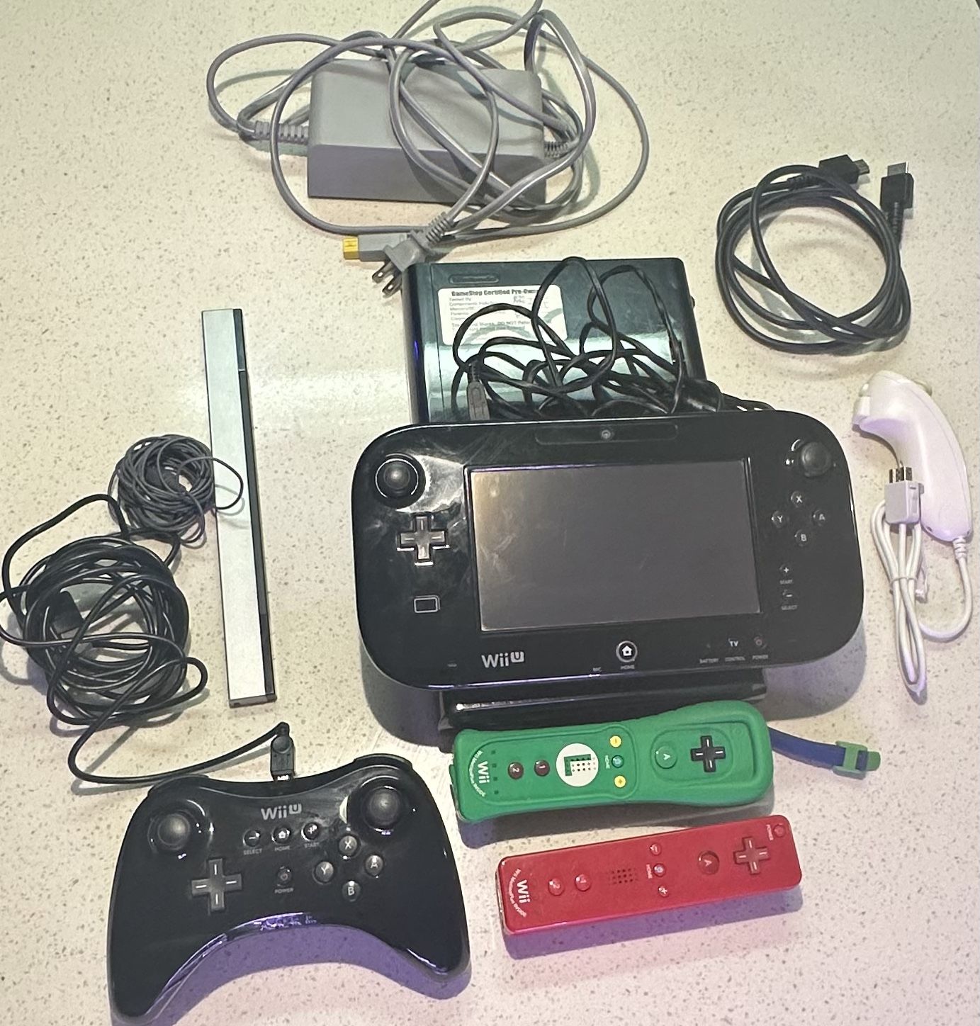 Wii U and accessories 