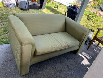 Small green sofa