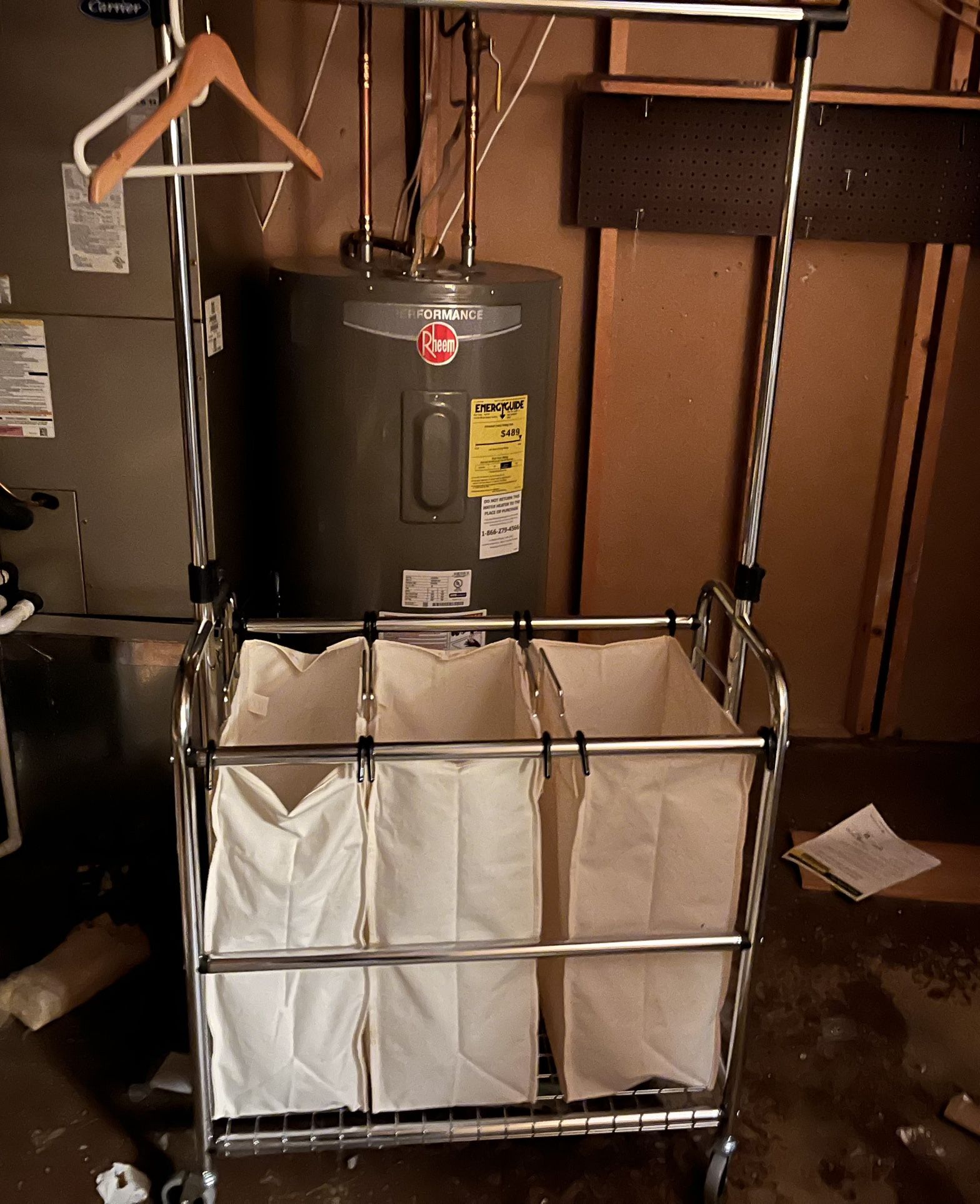 Laundry Sorter with Bar