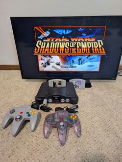 Nintendo N64 2x Games 2x Controllers