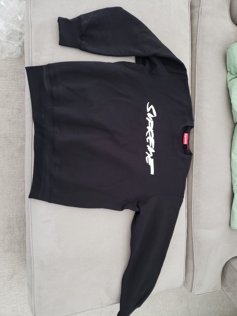 Brand New Supreme Futura Logo Crewneck Black - XL