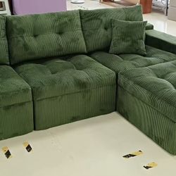 118"Cloud Modular Sectional Sofa Couch L-Shape Modern Minimalist Upholstered Sofa No Assembly Needed