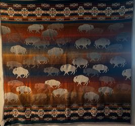 Prairie rush hour Pendleton blanket