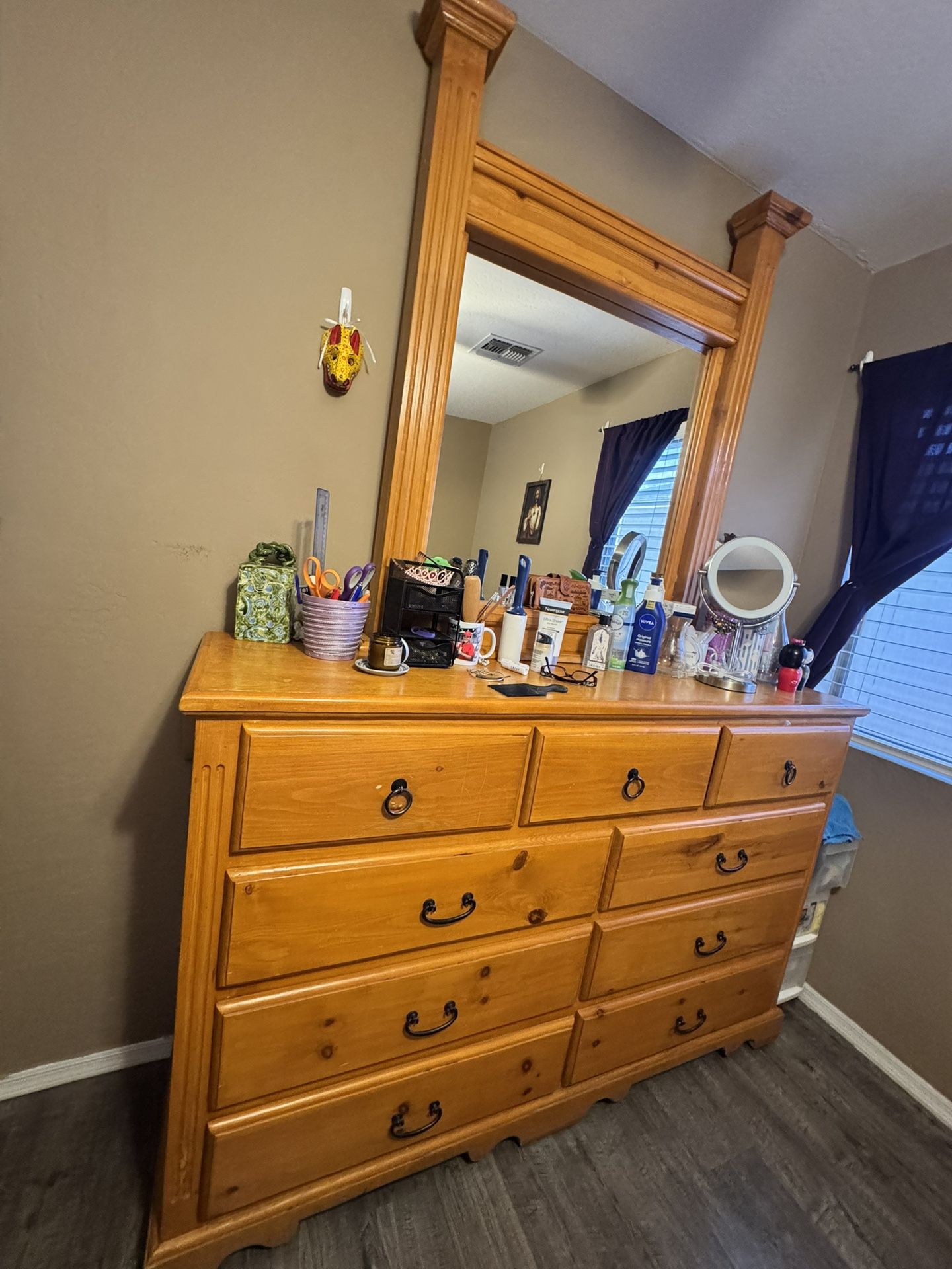 Dresser And Mirror