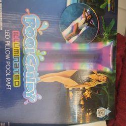 Poolcandy Pool Toys Raft Tube Swan Led