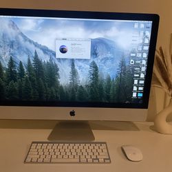 iMac (27-inch, Late 2012), Mouse And Keyboard. 