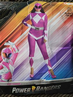 Adult Pink Power Ranger Costume Xl