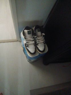 Air Jordan 1 Mid Brown and White Sneakers
