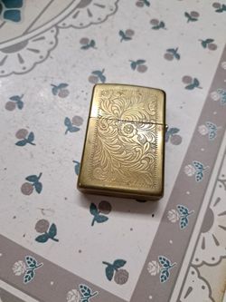 Old used zippo lighter