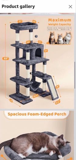 Brand New Yaheetech 63” Multi-Level Cat Tree — $60 OBO