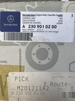 Mercedes Benz seat control unit