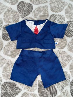 Build a bear Navy Business Suit 2 pc