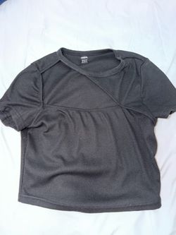 Black crop top