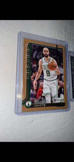 2025-26 Topps Basketball DERRICK WHITE #817/2025 GOLD Celtics