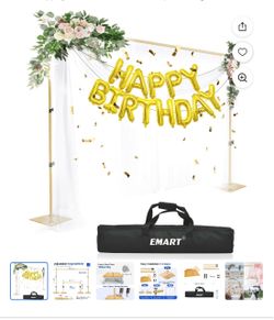 Emart Adjustable Backdrop Stand with Carry Bag