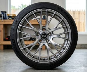 Set of 4 original Enkei Wheel Center Caps.