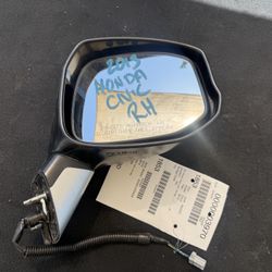 2013 Honda Civic Door Mirror Passenger Side RH Blue stock#1853