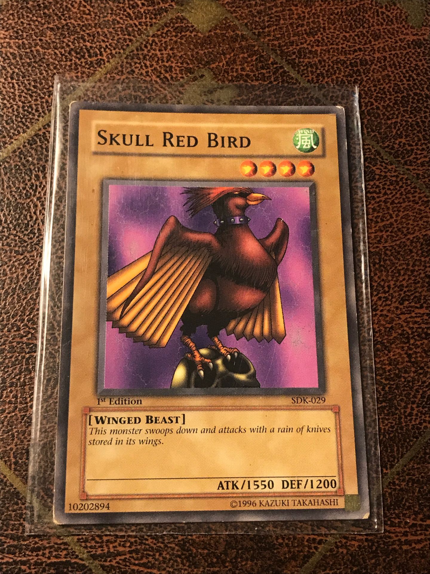 1996 SKULL RED BIRD SKE-010 1ST EDITION- YuGiOh card