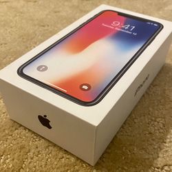 New iPhone X Space Grey 256gb