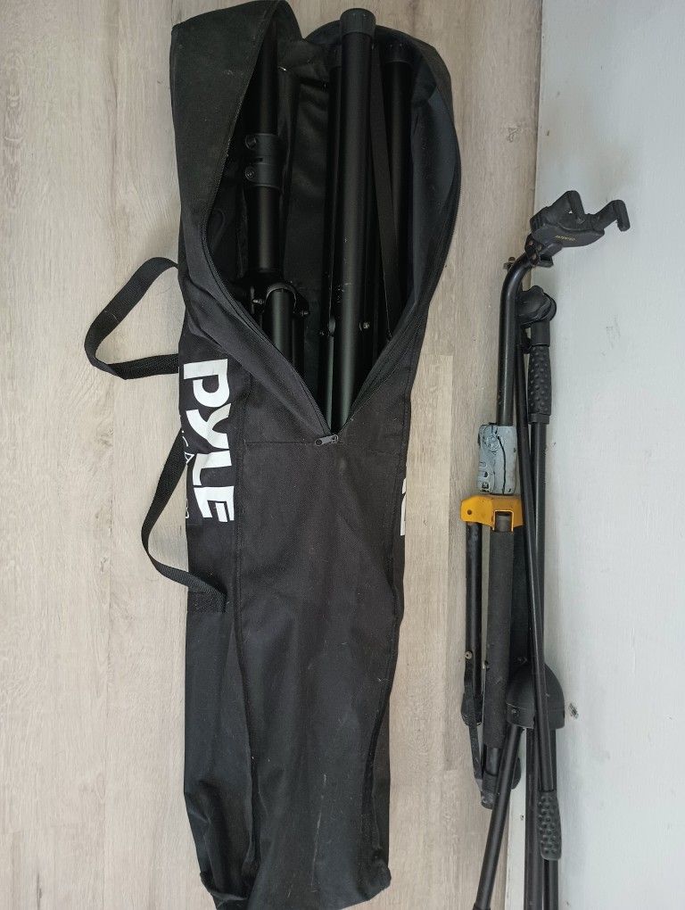 Speaker Stands And Mic Stand