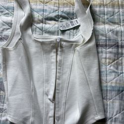 White Corset Top