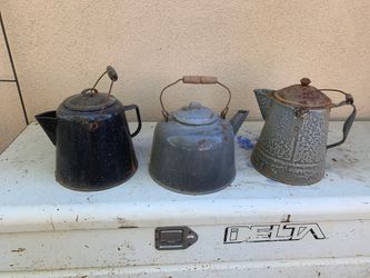 3 Antique kettles