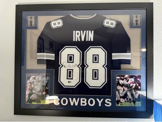 Michael Irvin Autographed Jersey