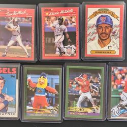 7 MLB Mix Year Legendary Cards Lot. Great Condition 