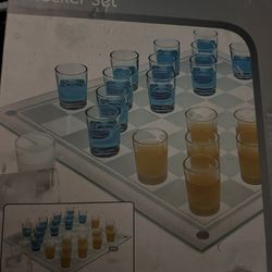 Shot Glass Checker Set 